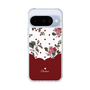 スリムプロテクションケース［ ツインドットフラワー - Red ］