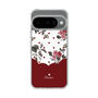 スリムプロテクションケース［ ツインドットフラワー - Red ］