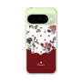 スリムプロテクションケース［ ツインドットフラワー - Red ］
