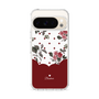 スリムプロテクションケース［ ツインドットフラワー - Red ］