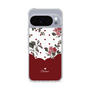 スリムプロテクションケース［ ツインドットフラワー - Red ］