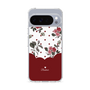 スリムプロテクションケース［ ツインドットフラワー - Red ］