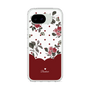 スリムプロテクションケース［ ツインドットフラワー - Red ］