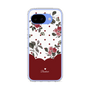 スリムプロテクションケース［ ツインドットフラワー - Red ］