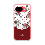 スリムプロテクションケース［ ツインドットフラワー - Red ］