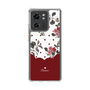 スリムプロテクションケース［ ツインドットフラワー - Red ］