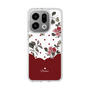 スリムプロテクションケース［ ツインドットフラワー - Red ］