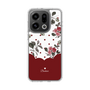 スリムプロテクションケース［ ツインドットフラワー - Red ］