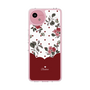 スリムプロテクションケース［ ツインドットフラワー - Red ］