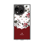 スリムプロテクションケース［ ツインドットフラワー - Red ］