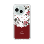 スリムプロテクションケース［ ツインドットフラワー - Red ］