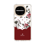 スリムプロテクションケース［ ツインドットフラワー - Red ］