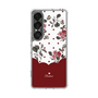 スリムプロテクションケース［ ツインドットフラワー - Red ］