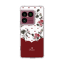 スリムプロテクションケース［ ツインドットフラワー - Red ］