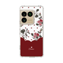 スリムプロテクションケース［ ツインドットフラワー - Red ］