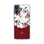 スリムプロテクションケース［ ツインドットフラワー - Red ］