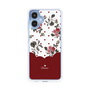 スリムプロテクションケース［ ツインドットフラワー - Red ］
