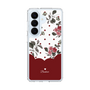 スリムプロテクションケース［ ツインドットフラワー - Red ］