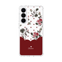 スリムプロテクションケース［ ツインドットフラワー - Red ］