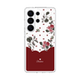 スリムプロテクションケース［ ツインドットフラワー - Red ］