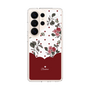 スリムプロテクションケース［ ツインドットフラワー - Red ］