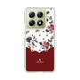 スリムプロテクションケース［ ツインドットフラワー - Red ］