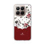 スリムプロテクションケース［ ツインドットフラワー - Red ］