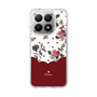 スリムプロテクションケース［ ツインドットフラワー - Red ］