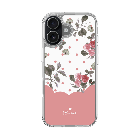 スリムプロテクションケース［ ツインドットフラワー - Pink ］