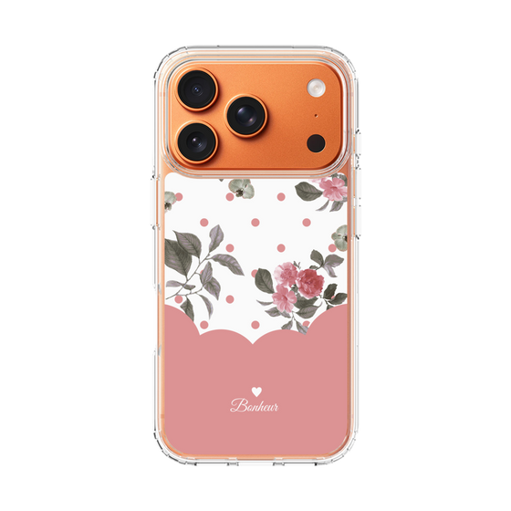 スリムプロテクションケース［ ツインドットフラワー - Pink ］