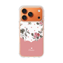 スリムプロテクションケース［ ツインドットフラワー - Pink ］