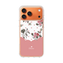 スリムプロテクションケース［ ツインドットフラワー - Pink ］