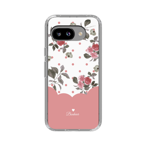 スリムプロテクションケース［ ツインドットフラワー - Pink ］