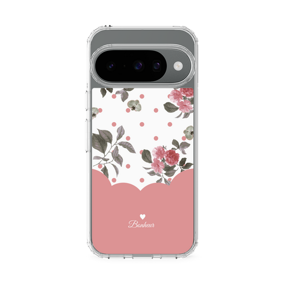スリムプロテクションケース［ ツインドットフラワー - Pink ］