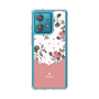 スリムプロテクションケース［ ツインドットフラワー - Pink ］