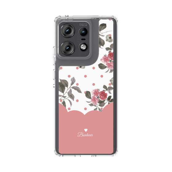 スリムプロテクションケース［ ツインドットフラワー - Pink ］