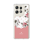 スリムプロテクションケース［ ツインドットフラワー - Pink ］