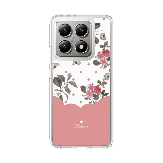 スリムプロテクションケース［ ツインドットフラワー - Pink ］