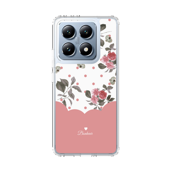 スリムプロテクションケース［ ツインドットフラワー - Pink ］