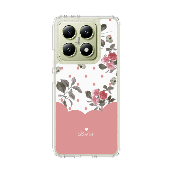 スリムプロテクションケース［ ツインドットフラワー - Pink ］