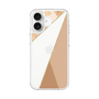 スリムプロテクションケース［ マーブルトライアングルパレット - Beige ］