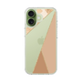 スリムプロテクションケース［ マーブルトライアングルパレット - Beige ］