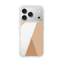 スリムプロテクションケース［ マーブルトライアングルパレット - Beige ］