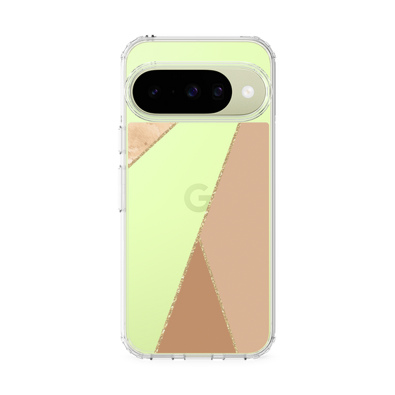 スリムプロテクションケース［ マーブルトライアングルパレット - Beige ］