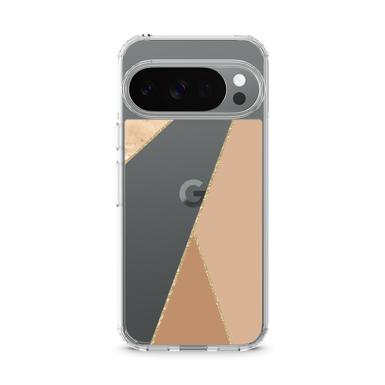スリムプロテクションケース［ マーブルトライアングルパレット - Beige ］