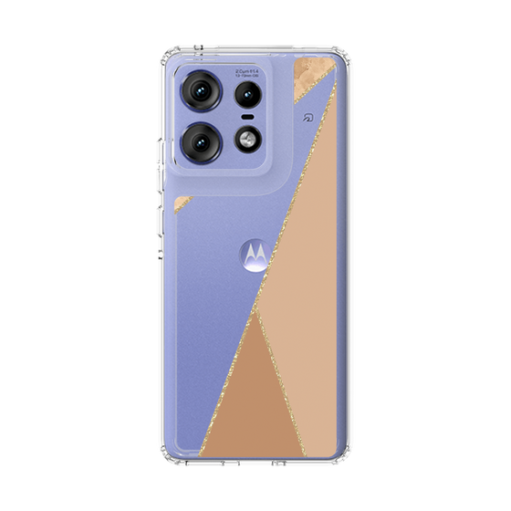 スリムプロテクションケース［ マーブルトライアングルパレット - Beige ］