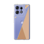 スリムプロテクションケース［ マーブルトライアングルパレット - Beige ］