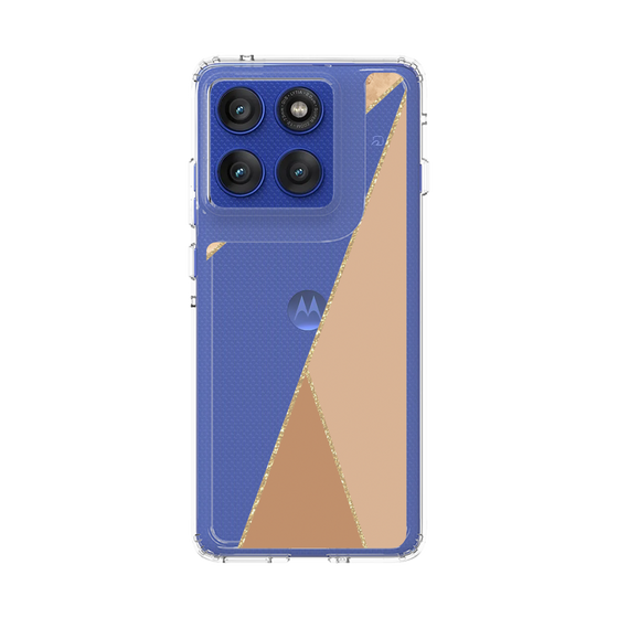 スリムプロテクションケース［ マーブルトライアングルパレット - Beige ］