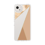 スリムプロテクションケース［ マーブルトライアングルパレット - Beige ］