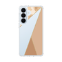 スリムプロテクションケース［ マーブルトライアングルパレット - Beige ］
